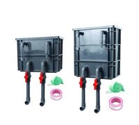 Boîte de filtre pour aquarium - Filtration longue durée, conception multifonctionnelle, fonction système de circulation, installation facile | Idéal pour l’eau douce et l’eau salée, la maison, l’intér
