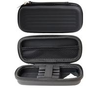 Boîte de fléchettes, étui pouvant contenir 3 fléchettes, boîte en EVA avec poche en filet, support de fermeture à glissière pour pointes en acier et souples, rangement portable protection à rabat