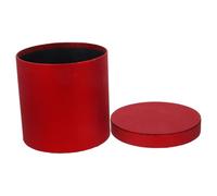 Boîte de Fleur Ronde Cylindrique en Carton Rouge pour Bouquets
