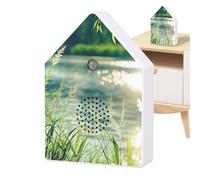Boîte de gazouillis d'oiseaux - Appareil sonore relaxant de 5 pouces | ABS Electronic Music - boîte à musique d'oiseau chantant en ABS et composants électroniques fournissant des sons de nature apaisa