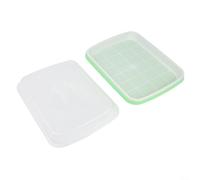 Boîte de germination avec couche de drainage en maille pour la culture sans terre de l'herbe de blé, du brocoli, de la luzerne, du radis, du soja et du sarrasin