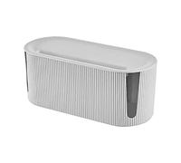 Boîte de gestion de câbles, grande boîte de gestion de câble de style Morandi, cacher plusieurs prises et câbles électriques, organiseur de câble domestique pour câble TV, ordinateur, hub USB