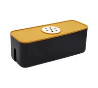 Boîte de gestion de câbles - Organisateur de câble | Organisateurs de fil pour câbles | Organisation à domicile Organisateur de câbles de téléphone portable CAJ, noir, Consulte la descripción, Voir