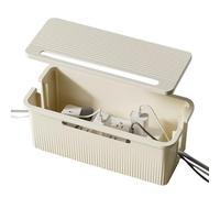 Boîte de gestion des câbles, boîte de gestion des câbles - Plug Socket Management Concealer Box - Outil d'organisation de protection de la sécurité pour salon, salle d'étude, espace de travail