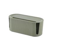 Boîte de gestion des câbles Boîte de gestion des câbles rangement Prise connexion câble for routeur sans fil(Green)