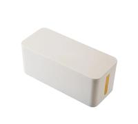 BoîTe De Gestion des CâBles Boîte de Rangement câbles, boîtiers Lignes électriques, boîte jonction, Organisateur d'articles ménagers(White,23.5x11.5x12.3cm)
