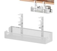 Boîte de gestion des câbles bureau - Organisateur fil bureau, pas plateau câble forage | Rack support cordon maille robuste, solution stockage à charge élevée, pour la configuration l'ordinateur d'étu