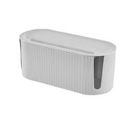 Boîte de gestion des câbles No Rdic - Organiseur marron pour ranger les câbles - Boîte pratique pour un rangement propre et ordonné des câbles - Idéal pour les ordinateurs de bureau et les rallonges