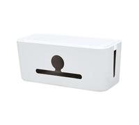 Boîte De Gestion Des Câbles - Organiseur De Bureau En ABS Gris De 7,87 Pouces | Support De Cordon D'alimentation 210 G - Boîte De Rangement De Câbles De Conception Séparée Pour Le Chargement De Bureau