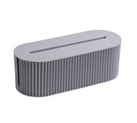 Boîte de gestion du câble Hider Box Cordon Organisateur Extension Porte-traits avec 46 PCS Kit de gestion du câble, boîte de fil Organisateur de câble pour les bandes d'alimentation, le bureau