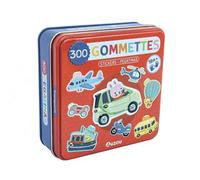 Boîte de gommettes métal - Les transports - + 300 gommettes - Stéphanie Bardy - Auzou Philippe Eds - Jeux livres objets
