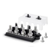 Boîte de goujons de bornes de batterie de barre omnibus robuste M8 M10 12V-48V 250A, boîte de bloc de Distribution de puissance négative Positive 1 pièces(M10)