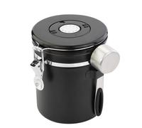 Boîte de Grains de café en Acier Inoxydable, Pots de Stockage de café, Récipient de Stockage de café de Cuisine pour Le Stockage du café et du thé (1.5L)