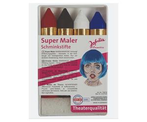 Boite de gros crayons de maquillage - par 4 - graine creative