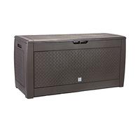 Boîte de jardin 310 litres Boxe Matuba couleur chocolat 119 x 48 x 60 cm
