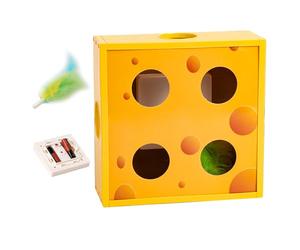 Boîte De Jeu Puzzle Pour Chats Extraordinaire,Divertissement Rotatif Automatique Réaliste | Puzzle Interactif Pour Chats | Pour Anniversaire Utilisation Intérieur Jeu Autonome Extérieur Parc Salon Et