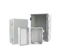 Boîte de joint électronique étanche extérieure IP66 avec couvercle gris/transparent boucle de boîtier de Distribution en plastique ABS for boîte de jonction(300x200x170,A)