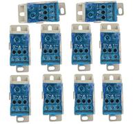 Boîte De Jonction, 10pcs UKK-125A Bornier rail din, Bornier de repartition, Boîte de Distribution, Bloc De Jonction Electrique Din, Pour Armoires De Distributio armoires haute tension