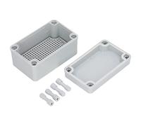 Boîte de Jonction, 13x8x7cm ABS IP67 Électrique Étanche avec Plaque de Montage, Boîtes de Projet Électriques en Plastique, Connecteurs de Câbles pour Extérieur