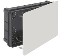 Boîte de jonction 200 x 130 mm, avec système de serrage, idéale pour les connexions électriques et la protection des câbles.