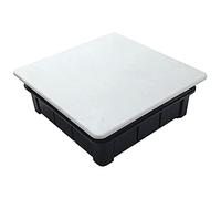 Boîte de jonction 250 x 250 avec griffe métallique, parfaite pour effectuer des connexions électriques de manière sûre et ordonnée dans diverses installations.