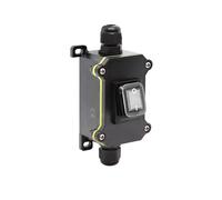 Boîte de jonction 30A, connecteur à courant élevé, cordon d'alimentation extérieur en ligne, 110V 220V 12V 24V, interrupteur à bascule marin marche/arrêt, étanche IP65(0111-SW,1-Unit,110V-220V)