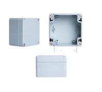 Boîte de jonction ABS IP67, boîtiers électriques étanches en plastique, boîtier d'instruments de projet, contrôle extérieur en Poly-Carbonate(F25 83x81x56mm)