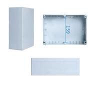 Boîte de jonction ABS IP67, boîtiers électriques étanches en plastique, boîtier d'instruments de projet, contrôle extérieur en Poly-Carbonate(F6 263x185x95mm)