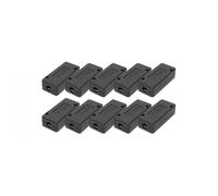 DIGITUS Module de Connexion LSA Cat 7-10 pièces - Blindé - Borne LSA Cat7 autodénudante - AWG 22 à AWG 26 - pour câbles Ethernet, câbles réseau, câbles de Pose, câbles d'installation - Noir