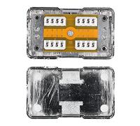 Boîte de Jonction CAT6 en Plastique ABS RJ45, Boîtier de Connexion Réseau blindé à Port Unique - Convient pour Les Fils CAT6, Opération Facile, Outils de Montage Inclus