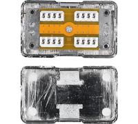 Boîte de jonction CAT6, plastique ABS, boîtier de raccordement réseau RJ45 à port unique blindé avec module
