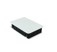 Boîte de jonction de 202 x 132 x 47 mm, idéale pour protéger les connexions électriques et faciliter l'installation des câbles.