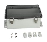 Boîte de jonction de projet extérieur, boîtier en plastique ABS IP66, boîte électrique de puissance transparente