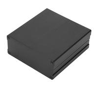 Boîte de jonction DIY - Boîte de Projet en Aluminium pour Carte de Circuit Electronique Bricolage - Noir Mat 40 x 97 x 100 mm