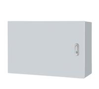 Boîte de jonction électrique, boîtier en acier durable, couvercle à charnière avec serrure, câblage sûr pour l'intérieur et l'extérieur, design compact (40 x 30 x 25 cm / 15.7X11.8X9.8in)