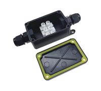 Boîte de jonction électrique - Boîtier étanche à l'eau et à la poussière - Cache-câble extérieur pour lampes - Pour jardin, balcon, terrasse, piscine, plafonnier de paysage