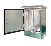 Boîte de Jonction Électrique Étanche à L'eau et à la Poussière IP65, Boîtier Électrique Extérieur/Intérieur avec Plaque de Montage et Socle(60x40x20cm)