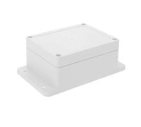Boîte de Jonction Électrique Étanche ABS pour Surveillance Extérieure | Boîtier Plastique Blanc, Protection Coupe-feu et Circuit, Usage Installations de Sécurité, Connexions Fiables