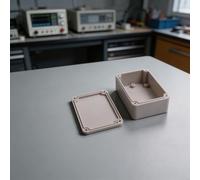 Boîte de jonction électrique étanche IP66 83 x 58 x 33 mm en plastique ABS pour projet de construction de composants électroniques à faire soi-même et protection des terminaux en couleur grise