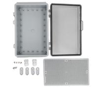 Boîte de jonction électrique étanche IP67 Boîtier en plastique ABS classé ABS avec plaque de montage pour électronique extérieure Applications marines 175x275x110mm