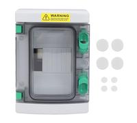 Boîte de jonction électrique extérieure étanche IP66, couvercle transparent de protection, 4 Circuits, utilisation industrielle