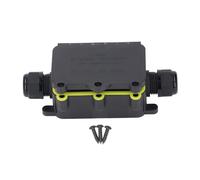 Boîte de jonction électrique IP68 Plastic PA66 à 2 voies pour l'éclairage de paysage LED extérieur 450V Boîte de câblage externe
