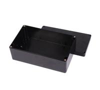 Boîte de Jonction Électrique Noire Abs Étanche pour Extérieur | Boîtier de Raccordement Scellé, Haute Dureté, Vis Incluses, Usage Extérieur et Projets Étudiants