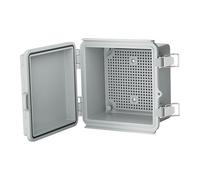Boîte de jonction électrique pour intérieur, boîtier en plastique, mallette de projet électronique étanche à la poussière, boîte électrique étanche, mallette à charnière pour instruments électroniques