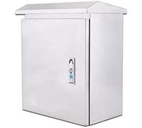 Boîte De Jonction Électrique Résistante Aux Intempéries en Acier Inoxydable, Boîtier De Distribution Métallique pour Recharge De Véhicules Électriques, Boî(Une Couleur - L50 * L25 * H70Cm)