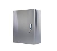 Boîte de jonction en Acier Inoxydable 304 - Boîtier étanche pour coupleur photovoltaïque, Distribution d'énergie et Utilisation en Piscine - Boîtier de Commande métallique avec Plaque en aci