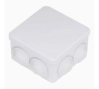 Boîte de jonction en plastique ABS étanche à la poussière IP55 étanche à l'eau pour projet électrique extérieur Boîtier de jonction Boîte de distribution d'alimentation (80 x 50 mm)