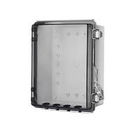 Boîte de Jonction Étanche,Boîtier Électrique à Couvercle Transparent pour Projets | Coffret Anti-Poussière à Verrou Protégeant Prises et Multiprises