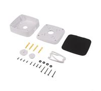 Boîte de jonction étanche en aluminium pour caméras de vidéosurveillance - 130 x 130 x 52 mm - Support de montage pour caméra de sécurité extérieure - Câble IP65 pour Protec