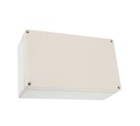 Boîte de Jonction Étanche en Plastique pour Câbles, Jardin et Éclairage | Installation Rapide sans Couper les Fils, Accès Simplifié pour Entretien, Structure à Double Canal, Protection Extérieure